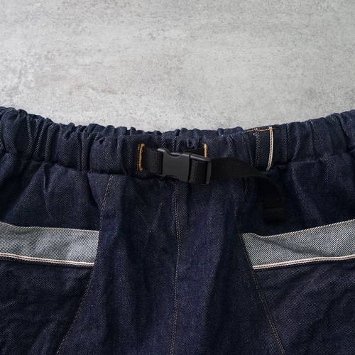 デニムキャンプワークパンツ/岡山県産 ロングパンツ UZUiRO／ウズイロ