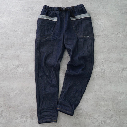 デニムキャンプワークパンツ/岡山県産 ロングパンツ UZUiRO／ウズイロ