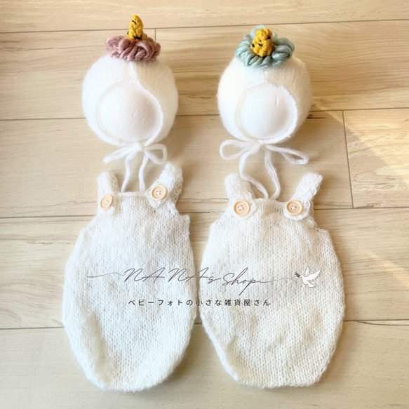 鬼ボンネット&ロンパース♪ニューボーンフォト 節分 鬼 月齢フォト