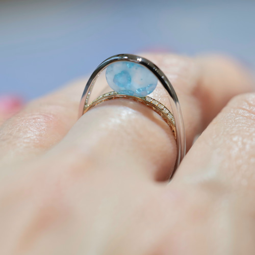 パライバトルマリン イン クォーツ 1.26ct 指輪・リング bienra 通販