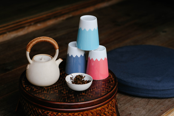 富士山モチーフ　カップ（ＨＬ）　レトロ 6枚目の画像