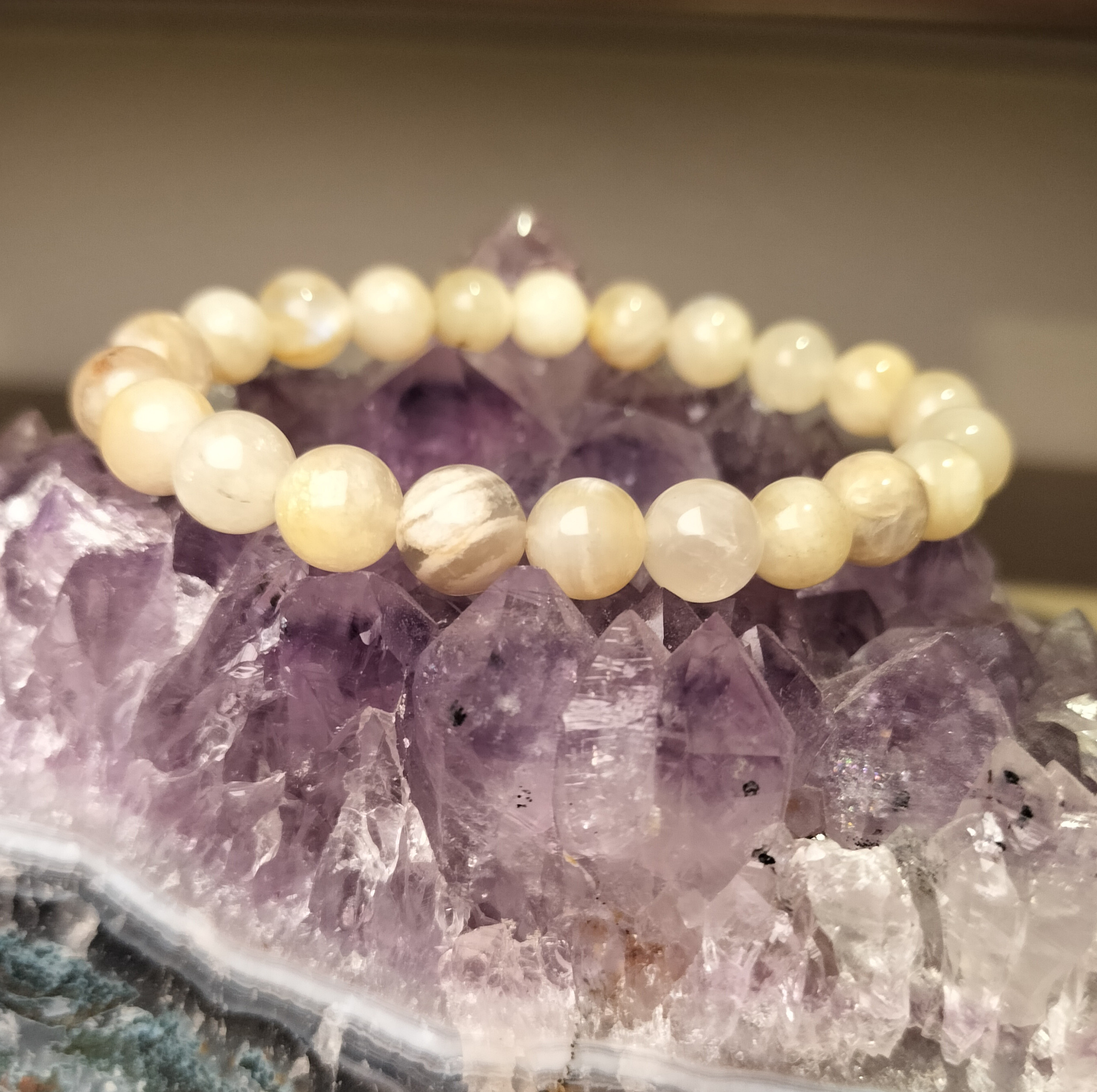 ✩ブラウンムーンストーン８ｍｍ✩