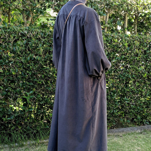 コーデュロイ ロングシャツワンピース ワンピース N² Closet (エヌクロ