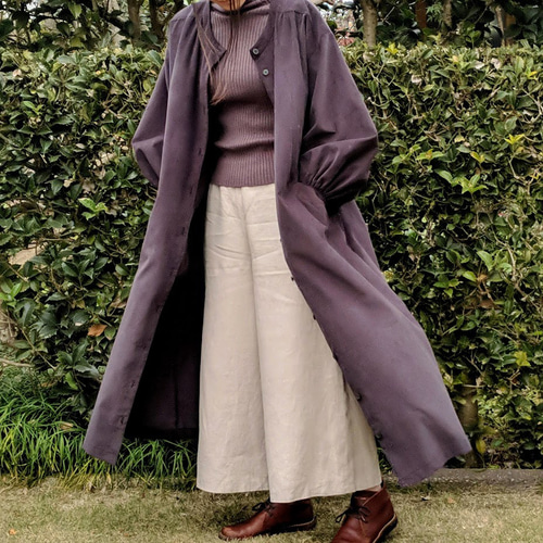 コーデュロイ ロングシャツワンピース ワンピース N² Closet (エヌクロ