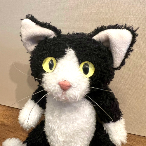 ハチワレ白黒猫 ぬいねこ 猫のぬいぐるみ ぬいぐるみ nano 通販