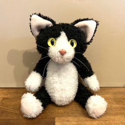 ハチワレ白黒猫 ぬいねこ 猫のぬいぐるみ ぬいぐるみ nano 通販