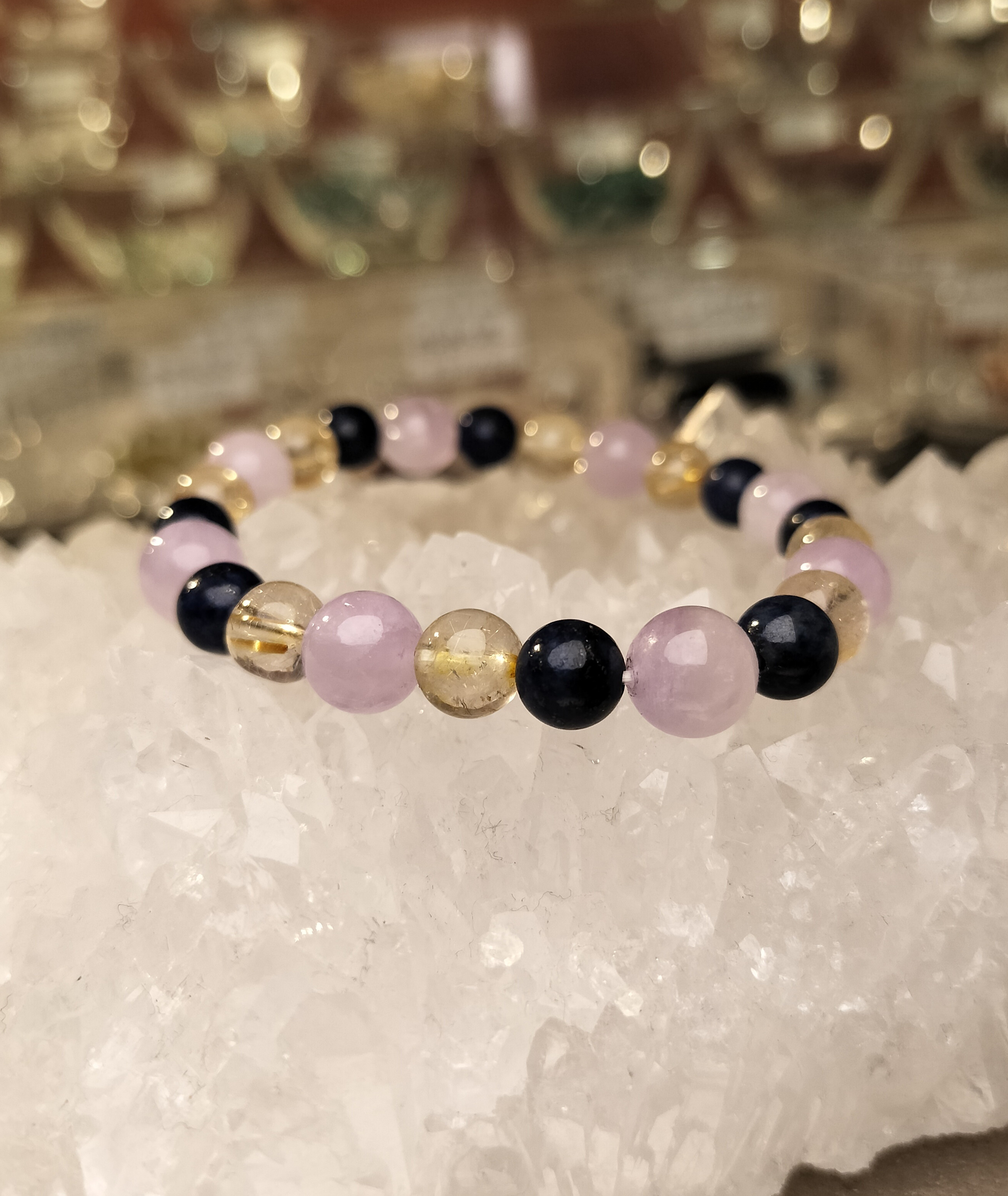 ✩数量限定特別価格✩ ラベンダーアメジスト＋ルチルクォーツ＋ラピスラズリ