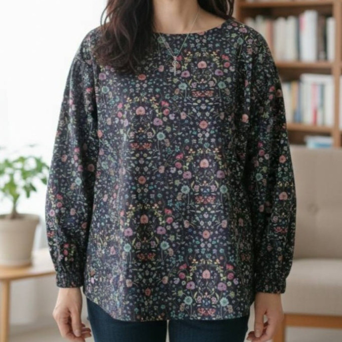 ふんわりギャザー袖のブラウス【アーチウェイ】