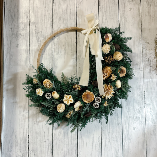 ドライフラワークリスマスリース 直径40cm 【公式通販】