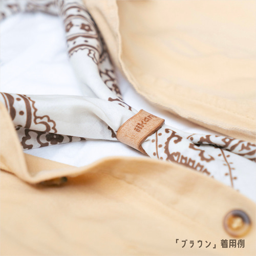 受注生産】本革なバンダナリング スカーフ・バンダナ iikanji