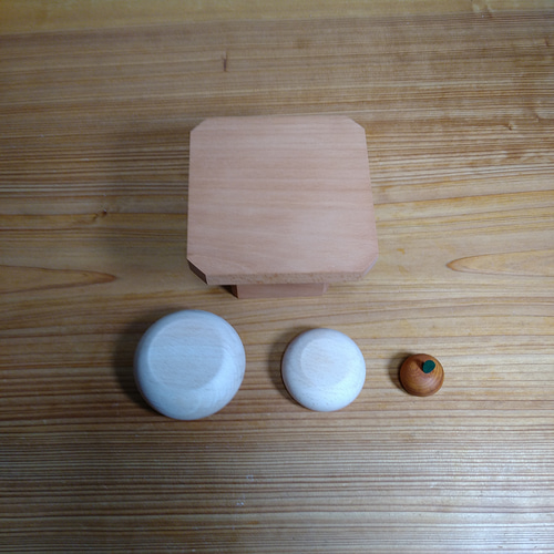 お正月 木の鏡餅 三宝付き 中サイズ その他インテリア雑貨 北欧