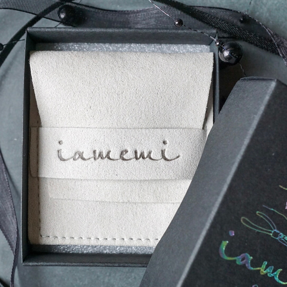 「灯火」キャンドル ピアス イヤリング ろうそく クリスマス ガーネット 淡水パール 天然石 1月誕生石 冬 プレゼント 8枚目の画像