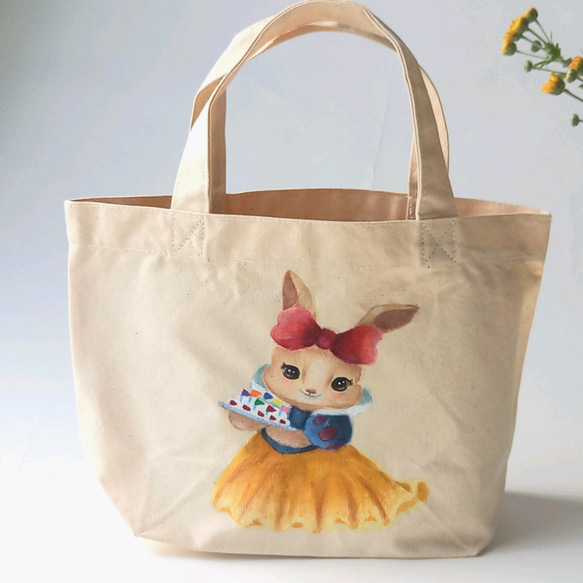 うさぎのゆきちゃん ～白雪姫のトートバッグ～」 トートバッグ うさぎ