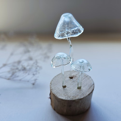 ガラス作家 佐伯泰典作 「夢工場 夜の天蓋」お香立て 立体・オブジェ