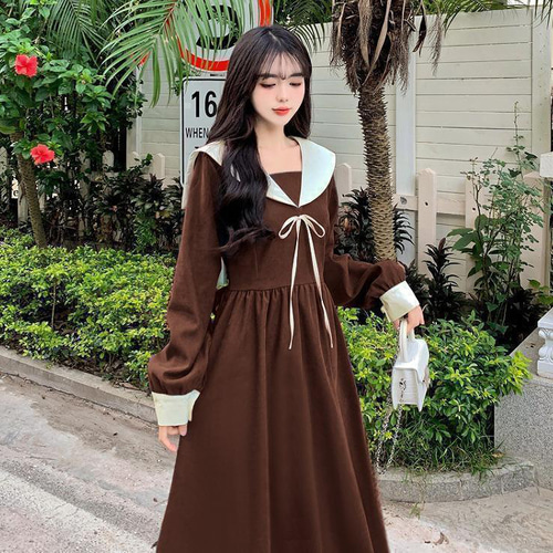 大きいサイズ レディース 秋 冬 ワンピース セーラー 新品 長袖 大きいサイズ レディース 秋 冬 ワンピース セーラー 新品 長袖