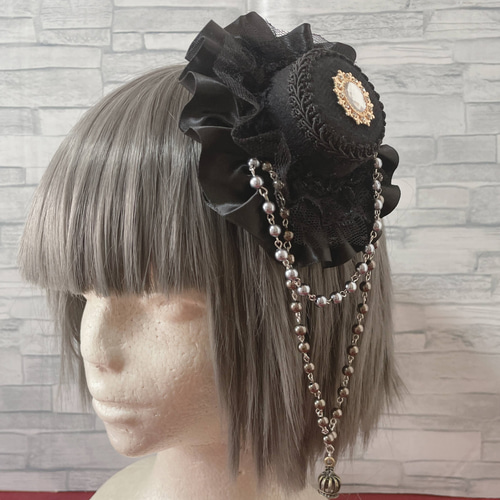 ゴスロリ ミニハット ヘッドドレス（アクセサリー） haru 通販