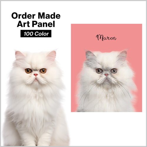うちの子 似顔絵 イラスト 犬 猫 ペット アート パネル ポスター