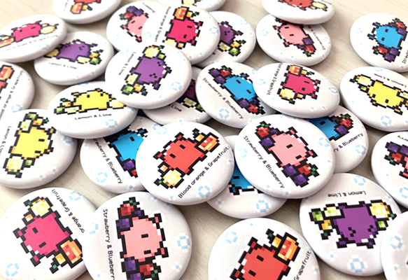 メンダコさん缶バッジガチャ その他雑貨 ユイノ 通販 18550092｜Creema