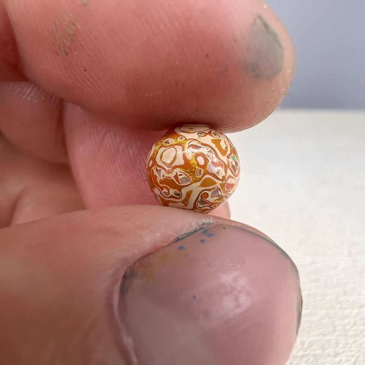 ハンドメイド ブレスレット バングル 漆器 漆塗り リストバンド 古代の技術 紫檀 螺鈿 オパール 誕生日 周年記念日