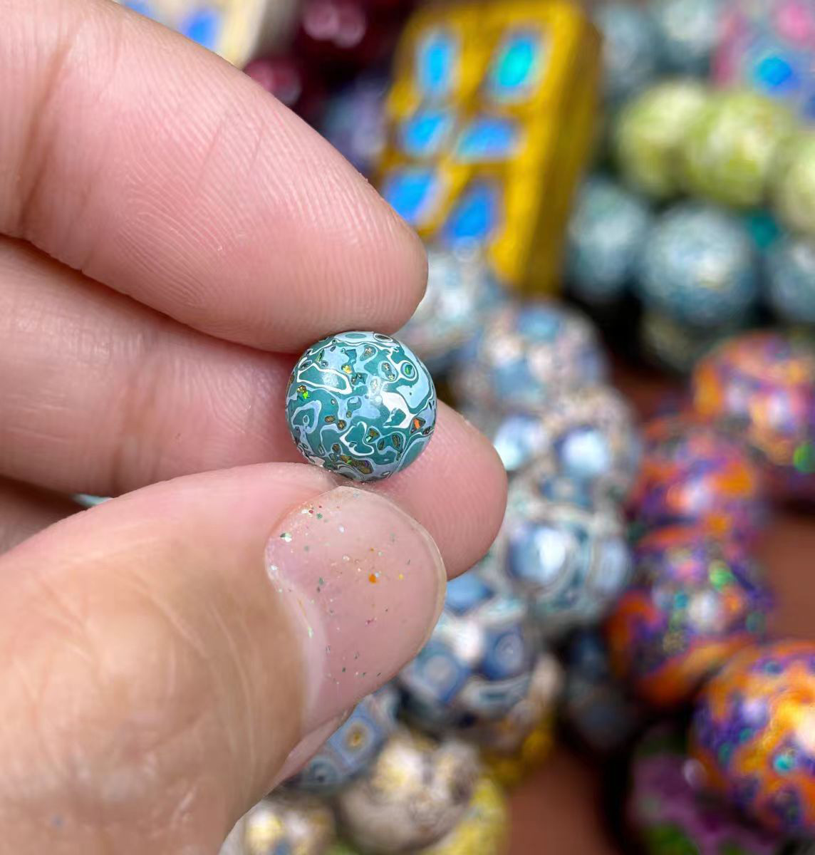 ハンドメイド ブレスレット バングル 漆器 漆塗り リストバンド 古代の技術 紫檀 螺鈿 オパール 誕生日 周年記念日