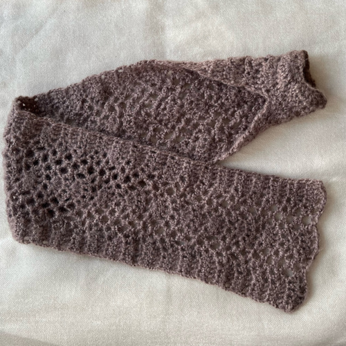 手編みレース ミニマフラー マフラー akik 通販 18550294｜Creema