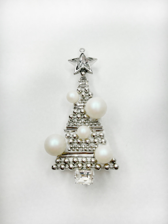上品な輝き 大人のクリスマスツリーブローチ ブローチ a-y 通販