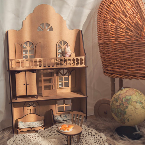 クリスマスリース　ドールハウス　オーナメント　ハンドメイド　インテリア　家 ミニチュアドールハウス 完成品【クリスマス】 その他置物 hika