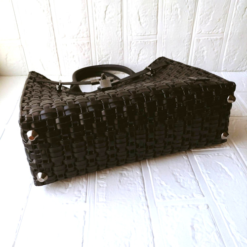 ジュエリーバッグ　カデナバッグ　黒 送料込み〉カデナバッグ ジュエリーバッグ トートバッグ k_mahana 通販