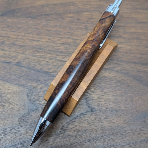 新作】デザートアイアンウッド瘤杢 シャープペンシル No.16 ペン