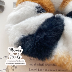 已售出17件⭐️《三花貓的溫暖》人人都愛這些可愛蓬鬆的貓咪髮圈和髮繩 第3張的照片