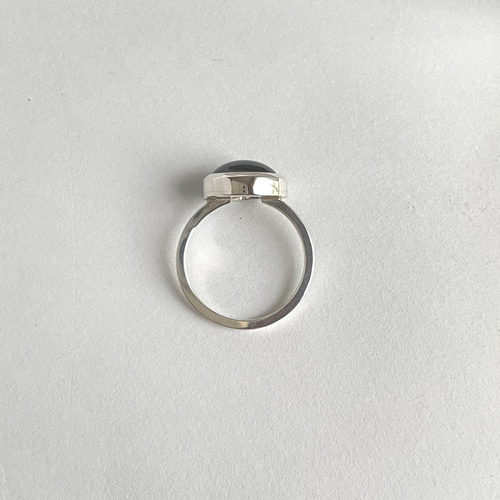 ☆十字スターの輝き☆ブラックスターダイオプサイトリング サイズ10号