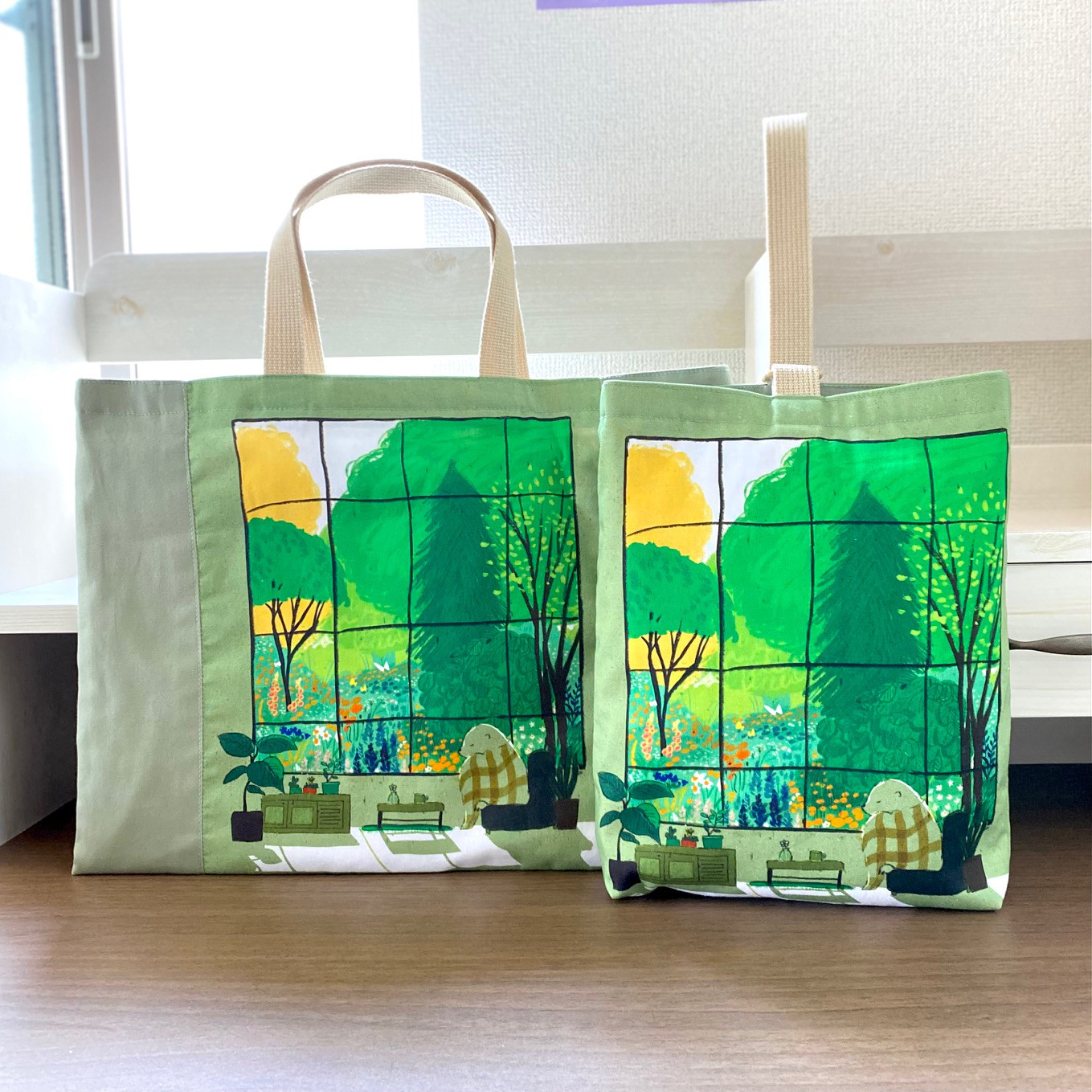 季節の窓　入園セット（グリーン）