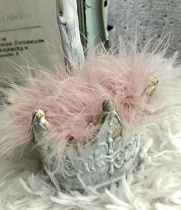 アンティーク、ロココ調/コロコロローズが可愛い/プリンセスローズトピアリー/公触媒加工/1点物