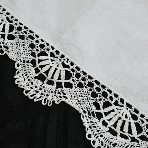 アンティーク カットワーク ボビンレース 生地 アンティークメルスリー
