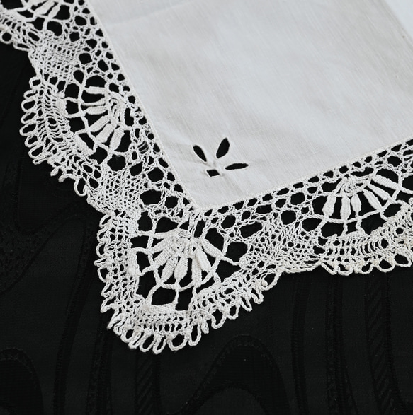 スリランカ　ボビンレース　アンティーク アンティーク カットワーク ボビンレース 生地 アンティークメルスリー