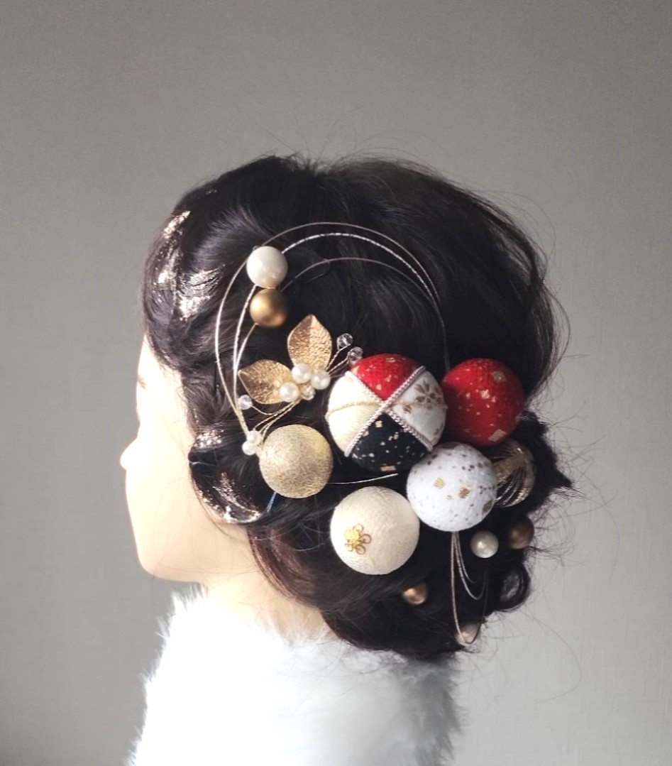 和装☆和玉の髪飾り