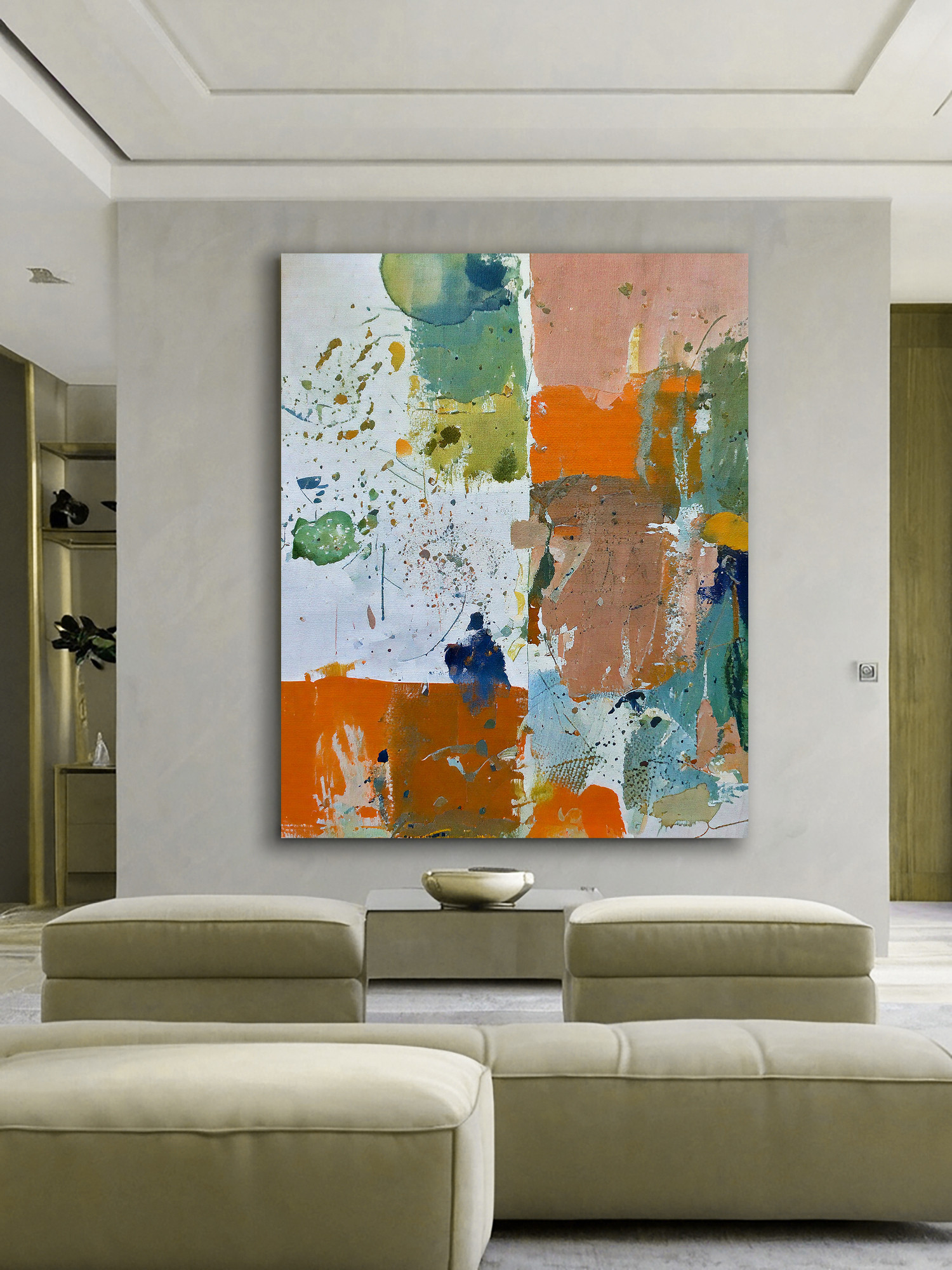 油彩～巣～ 額装 絵画 インテリア 抽象画 油絵 原画 油彩～巣～ 絵画 原画 額装 油絵 抽象画 インテリア