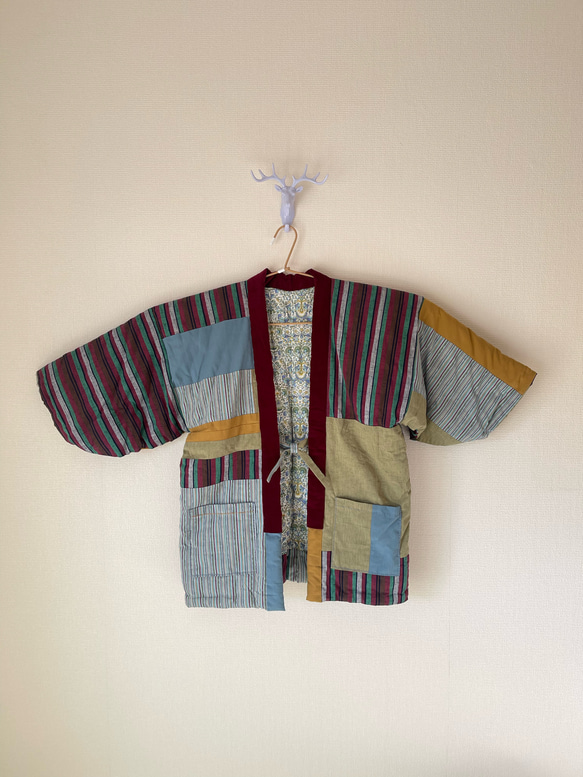 伝統的な綿入れはんてん 「パッチワーク」 その他トップス わたしの