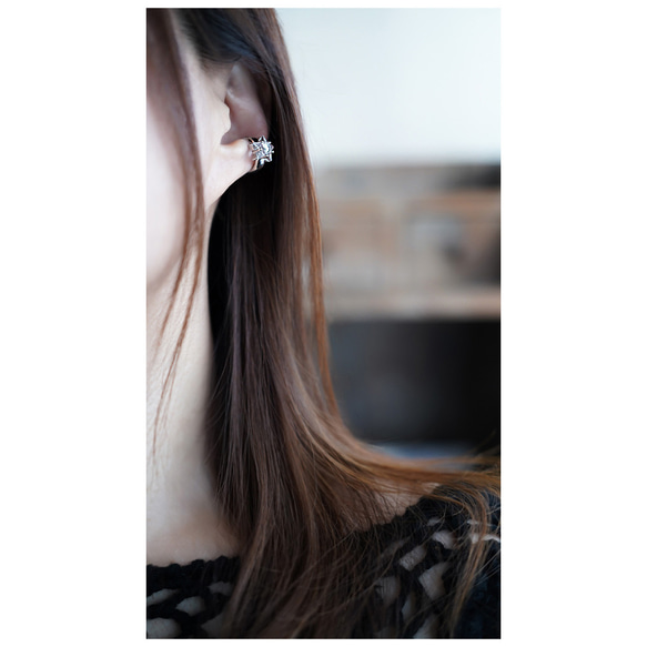 2点セットでお得♪（単品もOK）星のイヤーカフ×コンビイヤーカフ（ゴールドカラー） 11枚目の画像