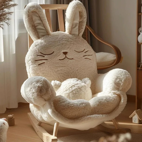 うさぎの可愛いソファ ロッキングソファ ソファ・ベンチ もも 通販