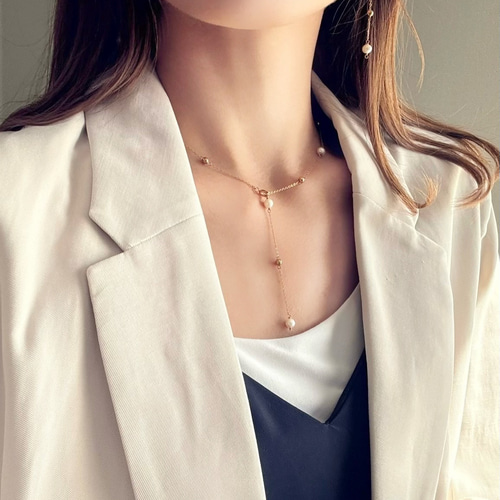 美品✨天然蜜蝋 ロイヤルアンバー セミロンググラデーション ネックレス&ピアス ゆうパケット】ステンレス製 ネックレス ロングネックレス 金属