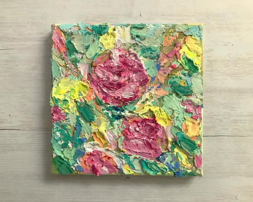 絵画 アクリル ART アート 銀箔 手描き 抽象画 美術品