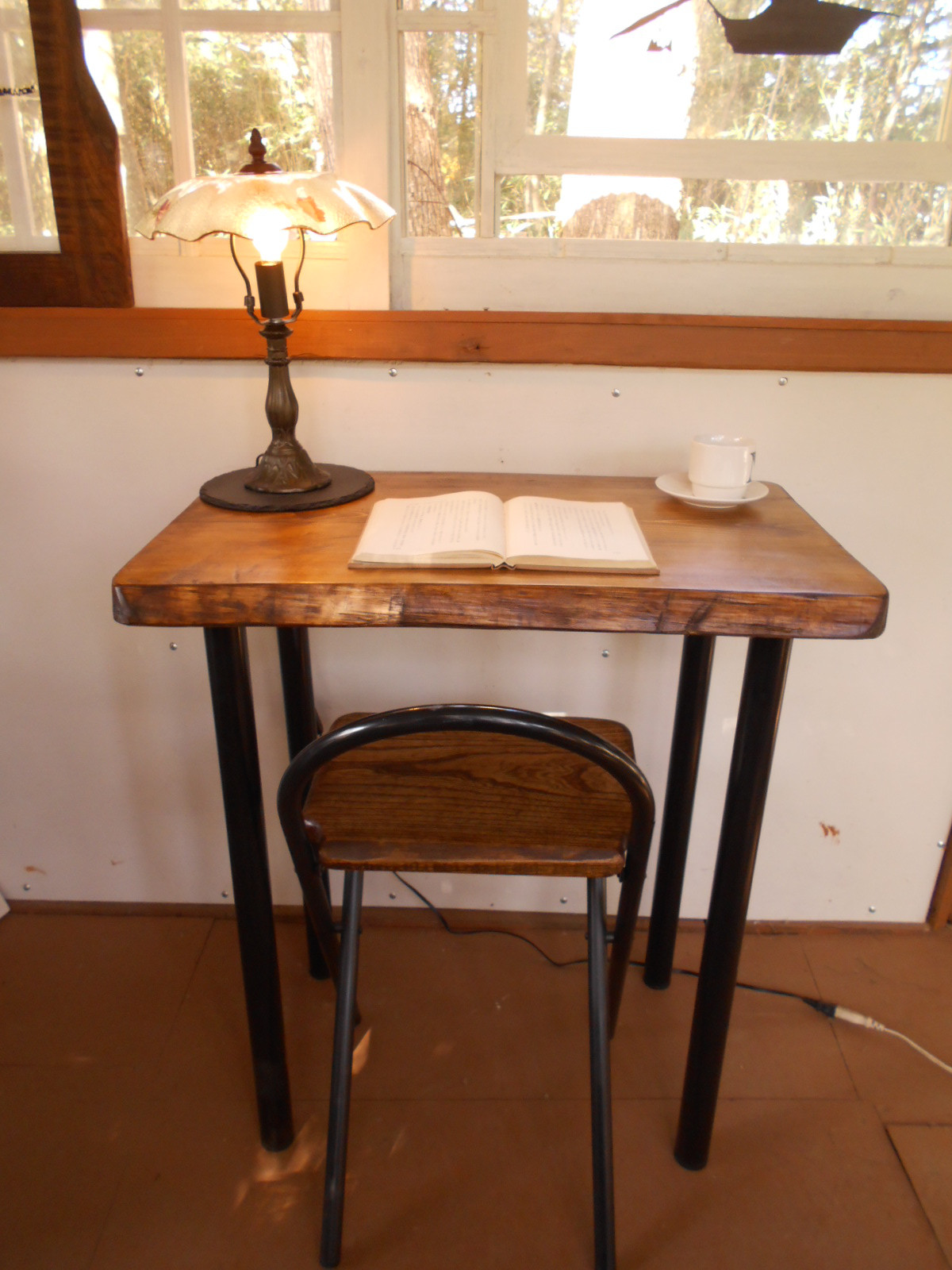 ひのき　アイアンテーブル　11-23（テーブルのみ）