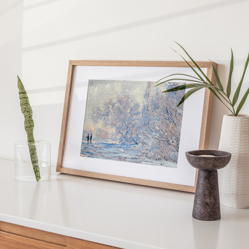 雪景色アートポスター☆冬お正月クリスマス自然幻想的ナチュラル