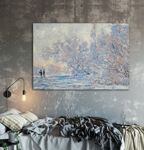 雪景色アートポスター☆冬お正月クリスマス自然幻想的ナチュラル