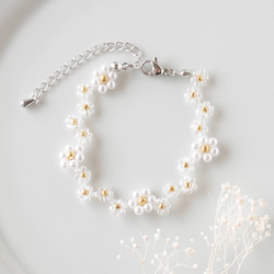 クリアリボンのヘアゴム ゴールド ヘアゴム kuma beads 通販 17789418
