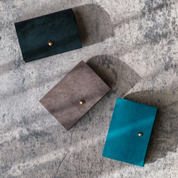 お札が折れない三つ折り財布 『Sabrina』 （ブラック・グレー