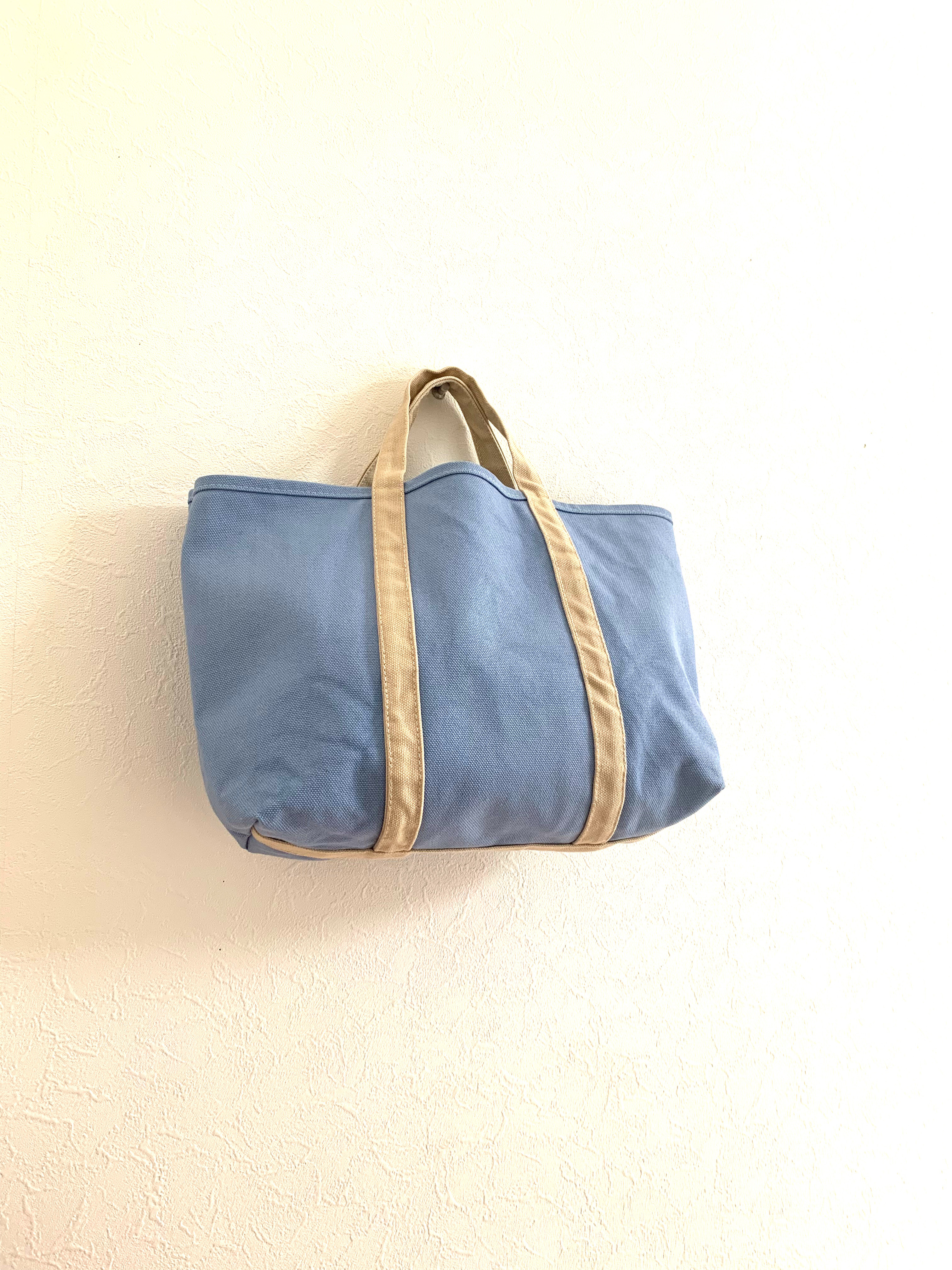 帆布 BASIC TOTE(MS)  勿忘草×アイボリー