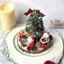 森の中のクリスマスリース プリザーブドフラワー Atelier sol daisy