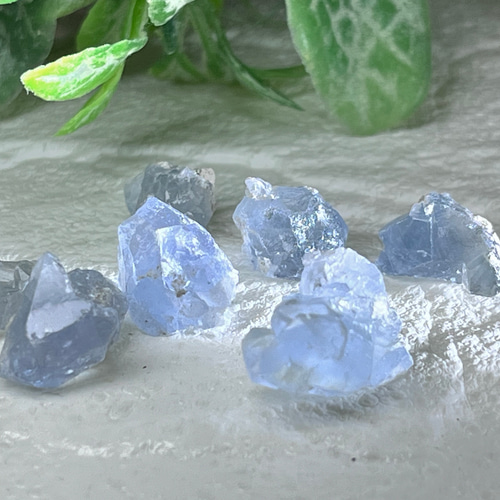 天使の癒し✨ セレスタイト 天青石 細石 原石 ラフストーン 天然石 